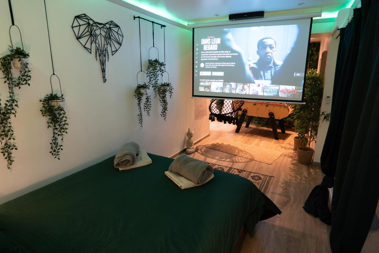 Capsule Thailande I Sauna I Balneo I Console I Jeux En Bois I Cinema I Cour Interieure Trith-Saint-Leger Екстер'єр фото